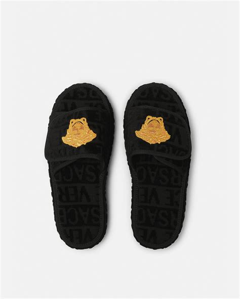 original versace slippers|versace slippers black.